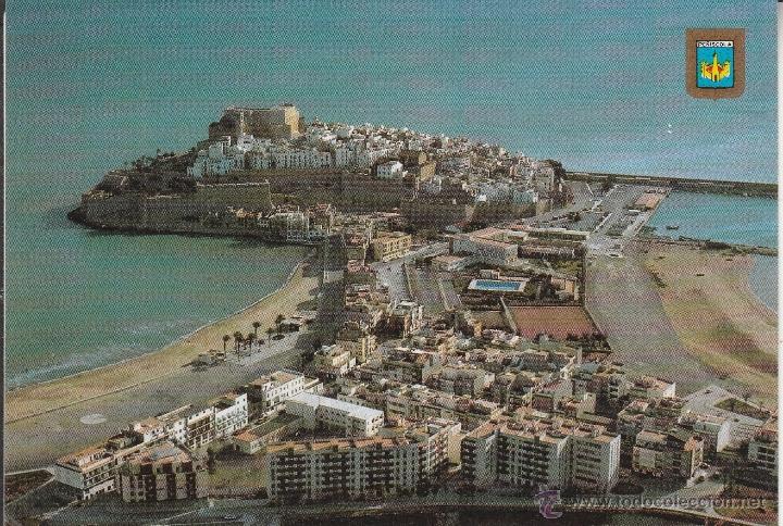 Postkarten: N&ordm; 24007 POSTAL PE&Ntilde;ISCOLA CASTELLON VISTA AEREA