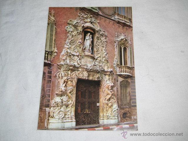 Postkarten: 2.059.-VALENCIA PORTADA DEL PALACIO DEL MARQUES DE DOS AGUAS.EDICIONES ARRIBAS