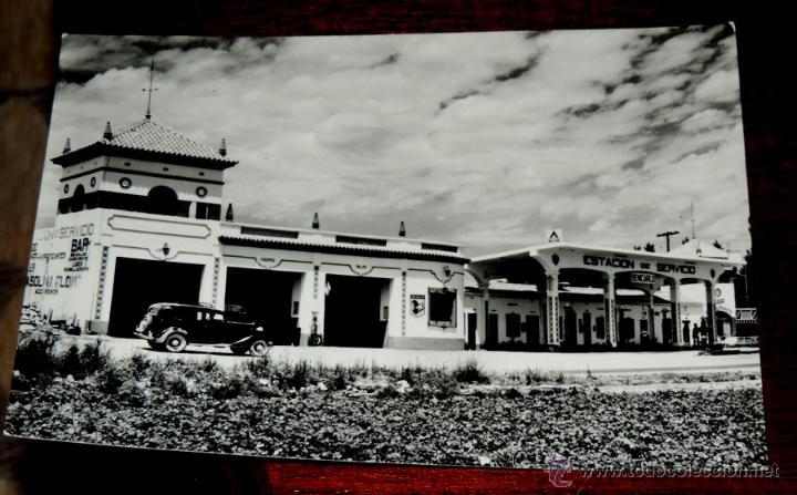 Postkarten: FOTO POSTAL DE BENICARLO, CASTELLON, ESTACION DE SERVICIO B.A.T.R.A., N. 5, CIRCULADA,. EXCLUSIVA JO