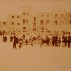 Postales: CULLERA (VALENCIA) - NEVADA DE 1914 - FOTOGRAFICA SIN CIRCULAR Y DORSO DIVIDIDO