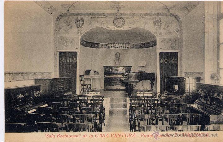 Postales: VALENCIA.- SALA BEETHOVEN DE LA CASA VENTURA