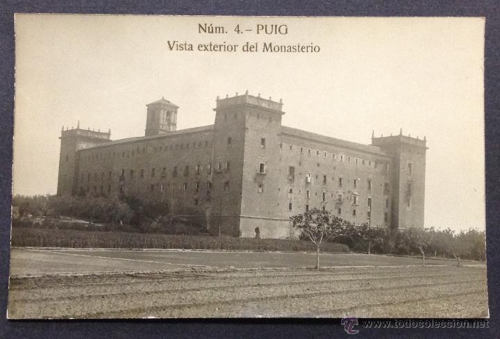 Postales: POSTAL PUIG. NUM. 4. VISTA EXTERIOR DEL MONASTERIO.