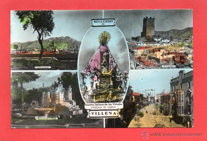 Postkarten: villena. recuerdo. arribas
