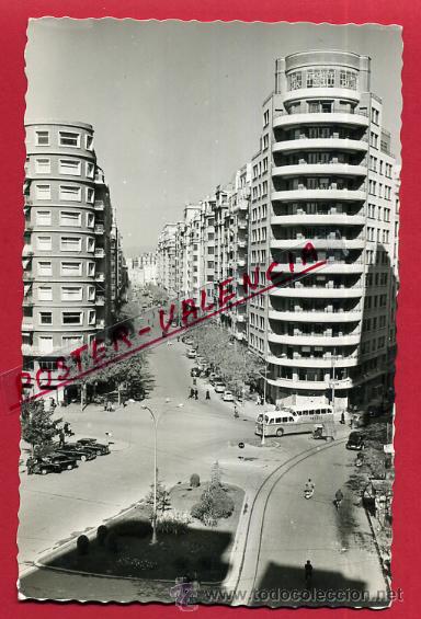 Postcards: POSTAL VALENCIA, AVENIDA DEL OESTE  , FOTOGRAFICA , ORIGINAL , P99205