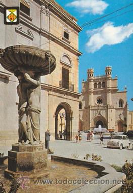 Cartes Postales: CASTELLON DE LA PLANA - PLAZA MAYOR  - N&ordm; 3 - ED. COMAS ALDEA - A&Ntilde;O 1962  - ESCRITA