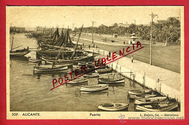 Postcards: POSTAL ALICANTE, PUERTO, P98596