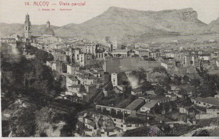 Postales: Postal ALCOY, vista parcial * REPRODUCCI&Oacute;N *