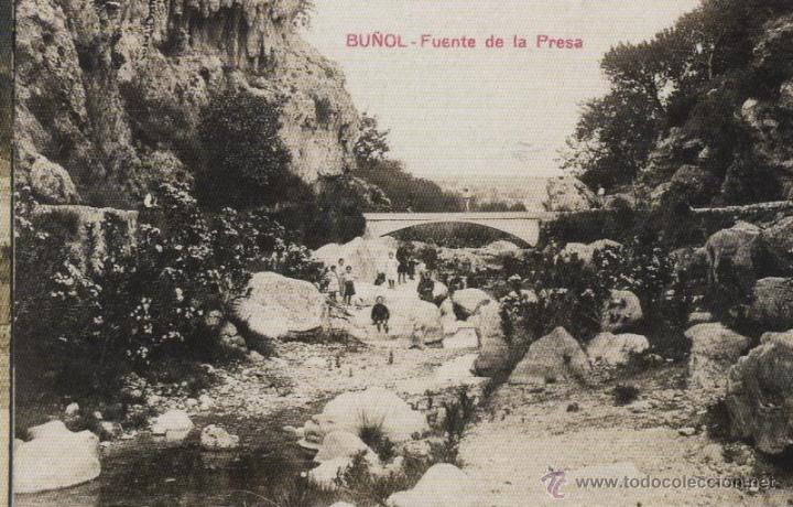 Postkarten: Postal BU&Ntilde;OL, fuente de la Presa * REPRODUCCI&Oacute;N *