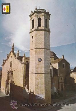 Cartes Postales: BENICARLO - IGLESIA PARROQUIAL - N&ordm; 9 - COMAS ALDEA - A&Ntilde;O 1965 - NUEVA