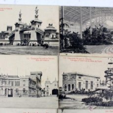 Postales: P-1444 VALENCIA. COLECCION DE OCHO POSTALES EXPOSICION NACIONAL.AÑO 1910. FOTOTIPIA THOMAS.