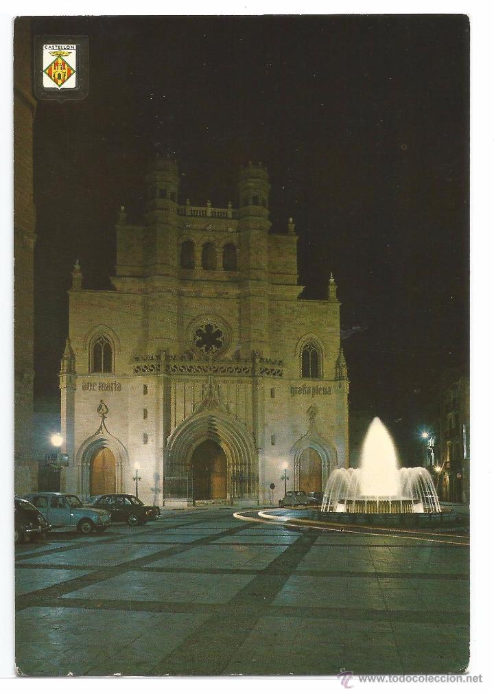 Postales: CASTELLON N&ordm; 13 / IGLESIA ARCIPRESTAL / COLEC. ESPA&Ntilde;A MARAVILLOSA / ESCUDO DE ORO / SIN CIRCULAR