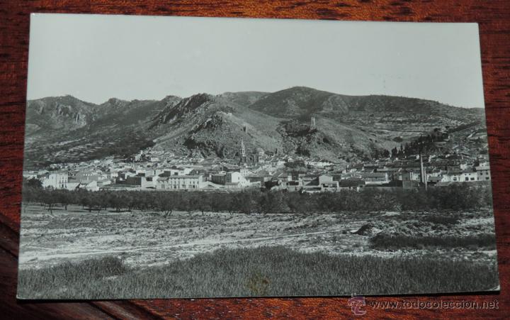 Postkarten: FOTO POSTAL DE MOGENTE. VISTA GENERAL DE MOIXENT. CIRCULADA EN 1961.
