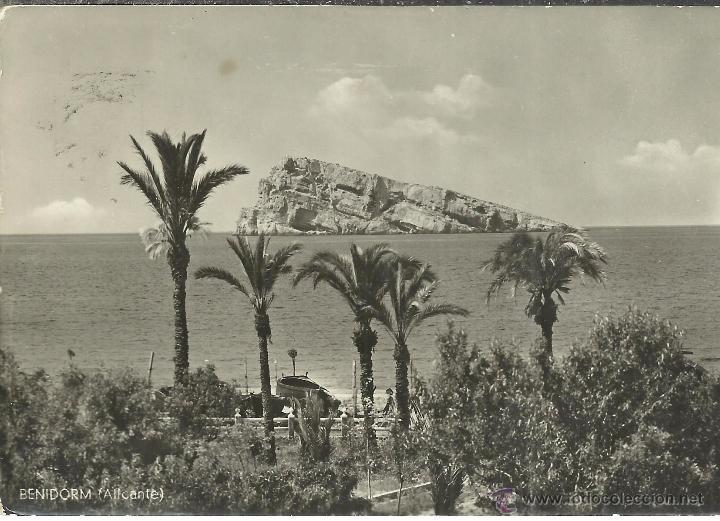 Postales: ALICANTE BENIDORM ESCRITA - Foto 1