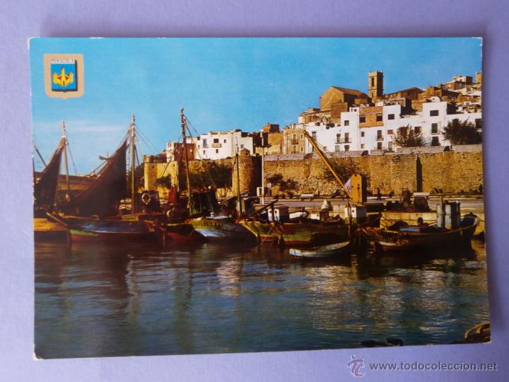 Postkarten: POSTAL  ANTIGUA  DE  PE&Ntilde;ISCOLA (CASTELLON ) - PUERTO DE PESCADORES -  SIN CIRCULAR