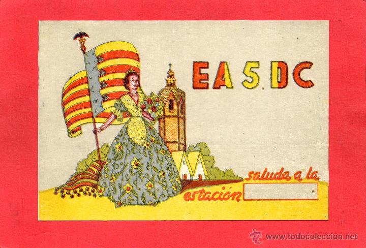 Postales: valencia. emisora ea5dc - Foto 1