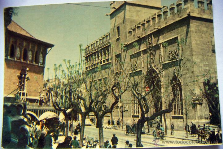 Postales: POSTAL de Valencia Palacio de la Lonja - Foto 1