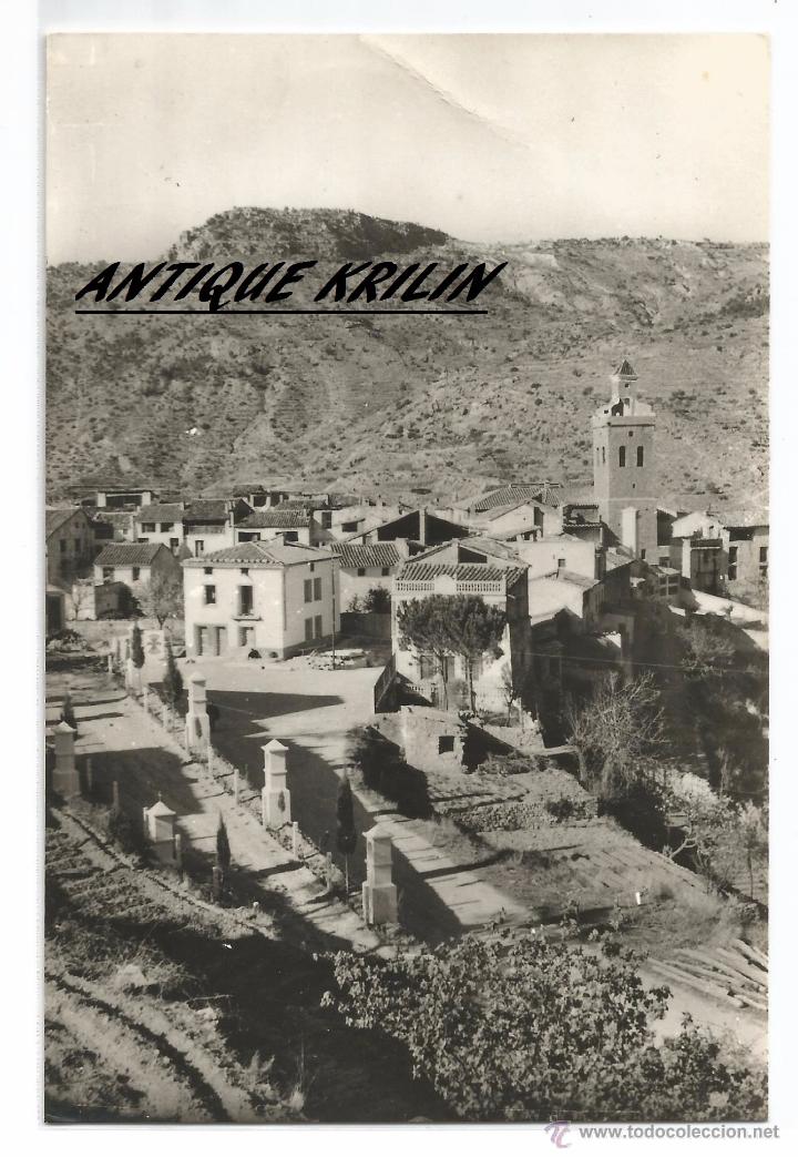 Postais: PUEBLA DE ARENOSO .- VISTA PARCIAL Y VIA CRUCIS .- EDICION COMAS ALDEA N&ordm; 1002