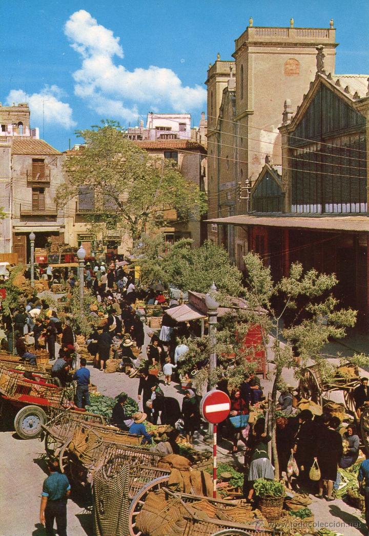 Postkarten: VINAROZ-MERCADO-A&Ntilde;OS 60- MUY RARA