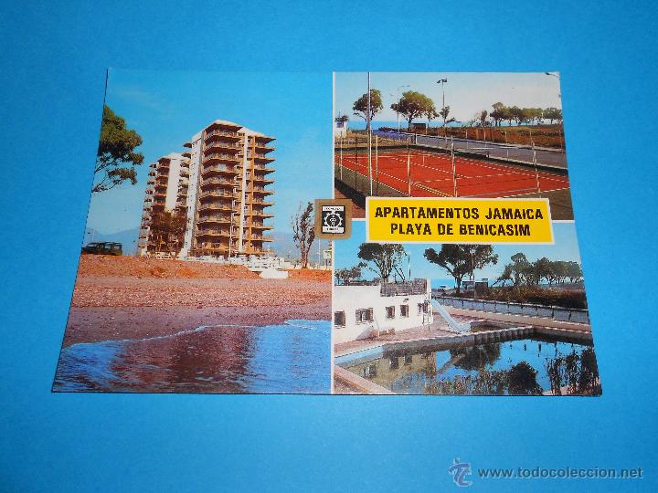 Postcards: POSTAL APARTAMENTOS JAMAICA - PLAYA DE BENICASIM - 1978 (XXI) - SIN CIRCULAR - ESCUDO DE ORO