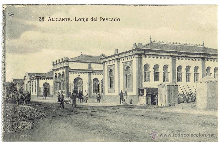 Postcards: PS6119 ALICANTE 'LONJA DEL PESCADO'. MARIM&Oacute;N. SIN CIRCULAR. PRINC. S. XX