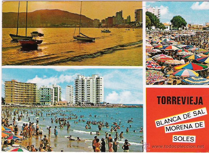 Postkarten: TORREVIEJA - A&Ntilde;OS 70 - CIRCULADA