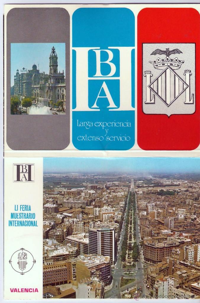 Postais: POSTALES LI FERIA MUESTRARIO INTERNACIONAL VALENCIA