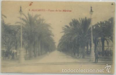 Postales: POSTAL ANTIGUA DE ALICANTE. PASEO DE LOS MARTIRES N&ordm; 4   P-VA-1277