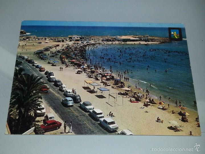 Postkarten: ANTIGUA POSTAL N&ordm; 14 DE TORREVIEJA -ALICANTE- PLAYA DE LOS LOCOS A. SUBIRATS ESCUDO DE ORO A&Ntilde;OS 60