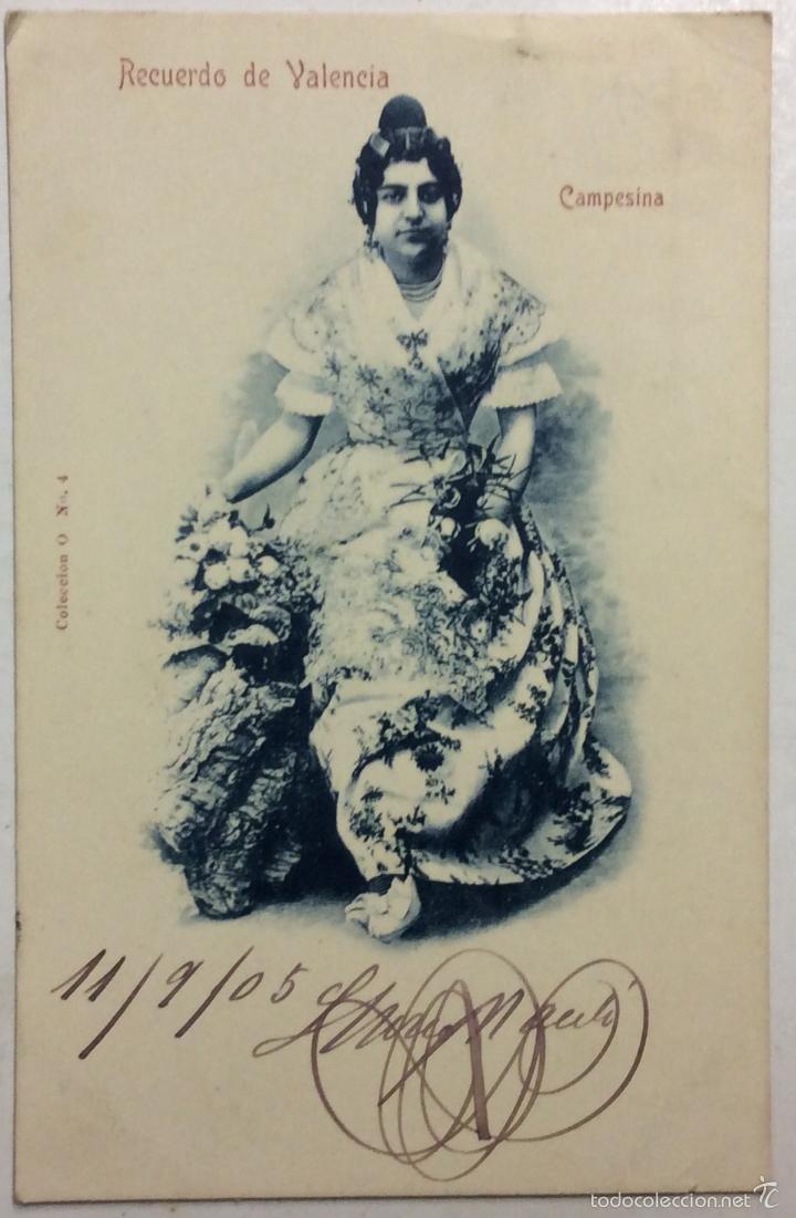 Postcards: RECUERDO DE VALENCIA. CAMPESINA. (COLECCI&Oacute;N O N&ordm; 4)