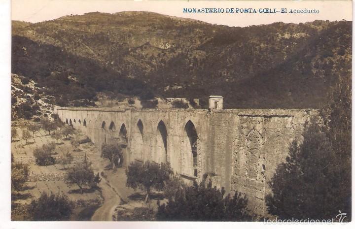 Cartoline: POSTAL DE MONASTERIO DE PORTA -COELI - EL ACUEDUCTO .