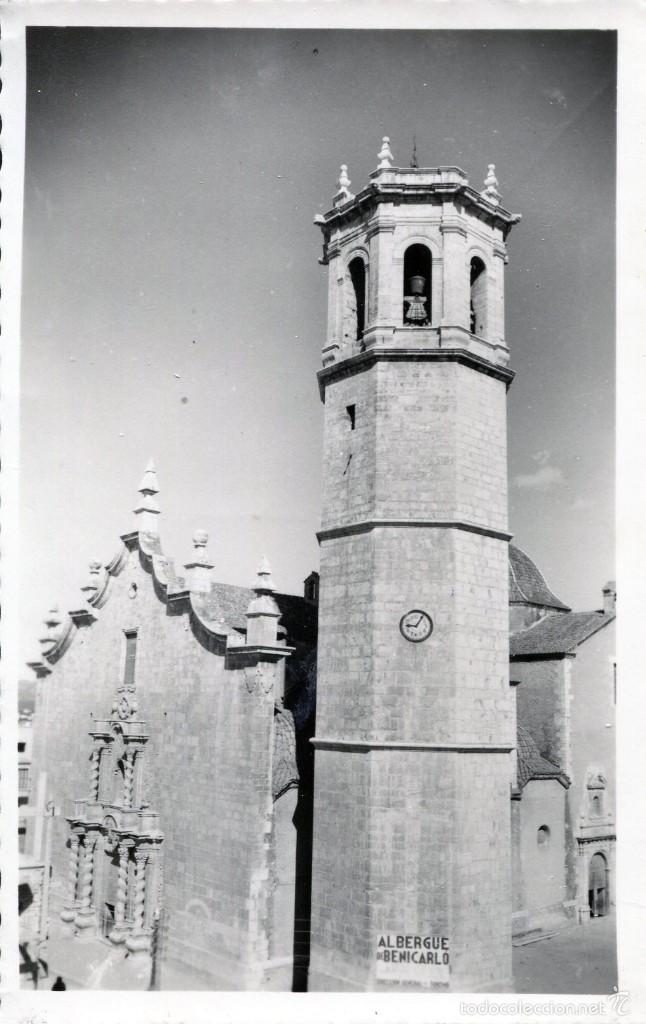 Postais: BENICARL&Oacute;-IGLESIA PARROQUIAL-RARA