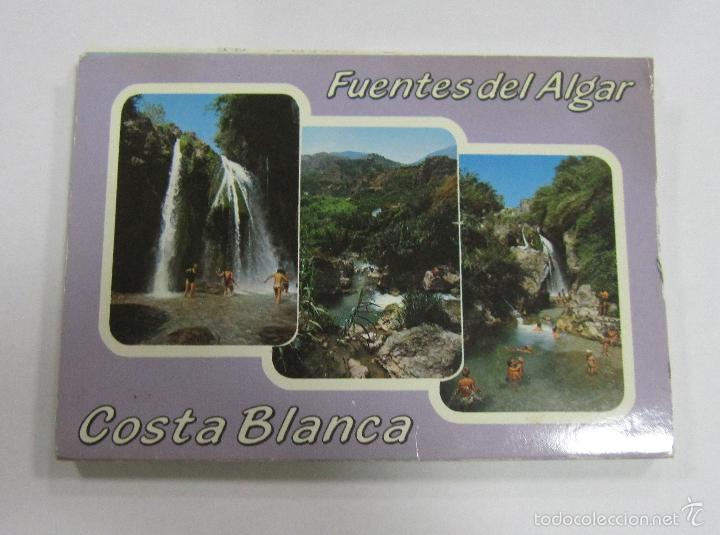 Postcards: BLOCK DE 10 POSTALES. FUENTES DEL ALGAR, ALICANTA. COSTA BLANCA. HERMANOS GALIANA