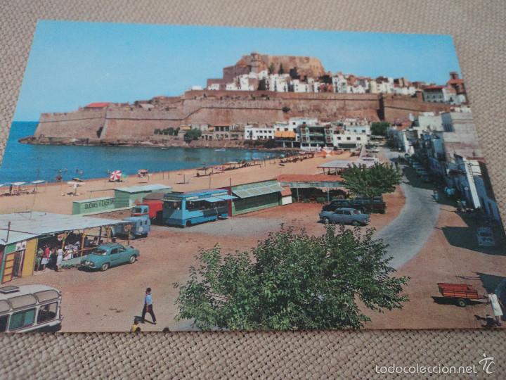 Postcards: 3. PE&Ntilde;ISCOLA (CASTELLON). PLAYA Y VISTA PARCIAL. GARCIA GARRABELLA SIN CIRCULAR.