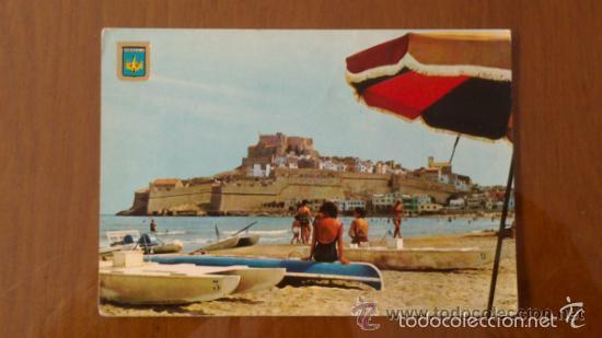 Postcards: N&ordm; 7 PE&Ntilde;ISCOLA. Playa V. COMAS ALDEA. CASTELLON DE LA PLANa