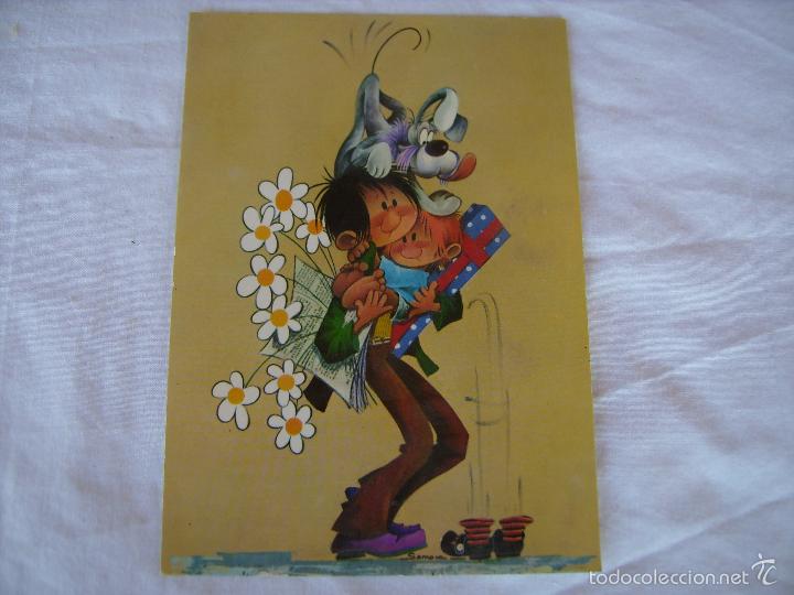 Postcards: **BONITA POSTAL DE LOS 70 -(15 x 10,5) cm**