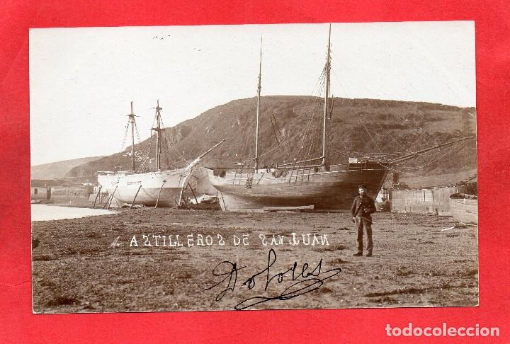 Postkarten: san juan. astilleros. fotogr&aacute;fica