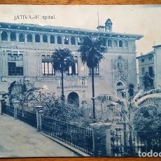 Postales: ANTIGUA POSTAL DEL HOSPITAL DE JATIVA EDITADA POR HOTEL ESPAÑOLETO. Lote 62768280