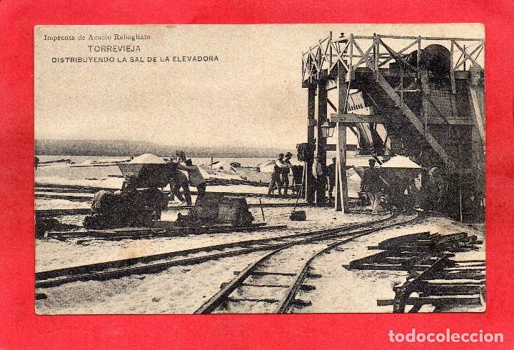 Postcards: torrevieja. distribuyendo la al