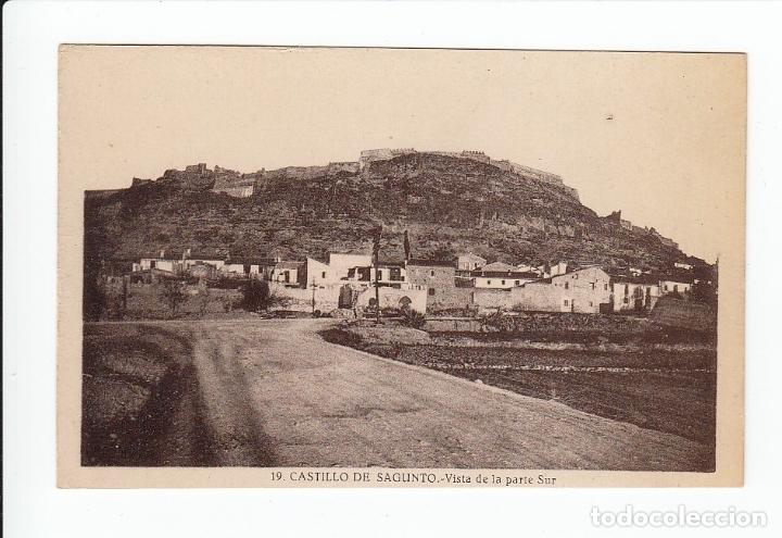 Postais: CASTILLO DE SAGUNTO (VALENCIA).- VISTA DE LA PARTE SUR