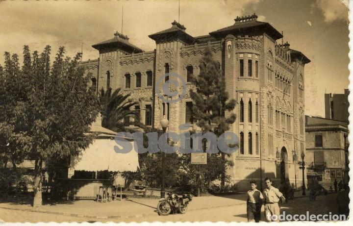 Cartoline: POSTAL DE LA PLAZA DE TETUAN Y EDIFICIO DE CORREOS EN CASTELLON