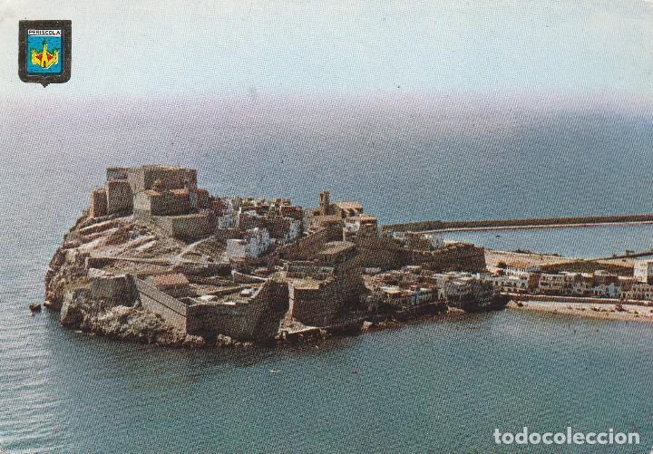 Cartes Postales: PE&Ntilde;ISCOLA - VISTA AEREA - N&ordm; 10 - ED. COMAS ALDEA - FISA -   - A&Ntilde;O 1963 -  ESCRITA