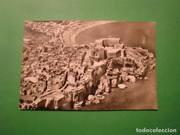 Postais: PE&Ntilde;ISCOLA VISTA AEREA 14298 - F. CASTELL ARASA VINAROS 1962