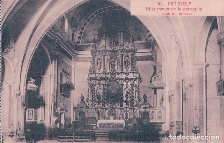 Postcards: Postal Pe&ntilde;&iacute;scola.- Altar Mayor de la Parroquia. 10. L.Roisin