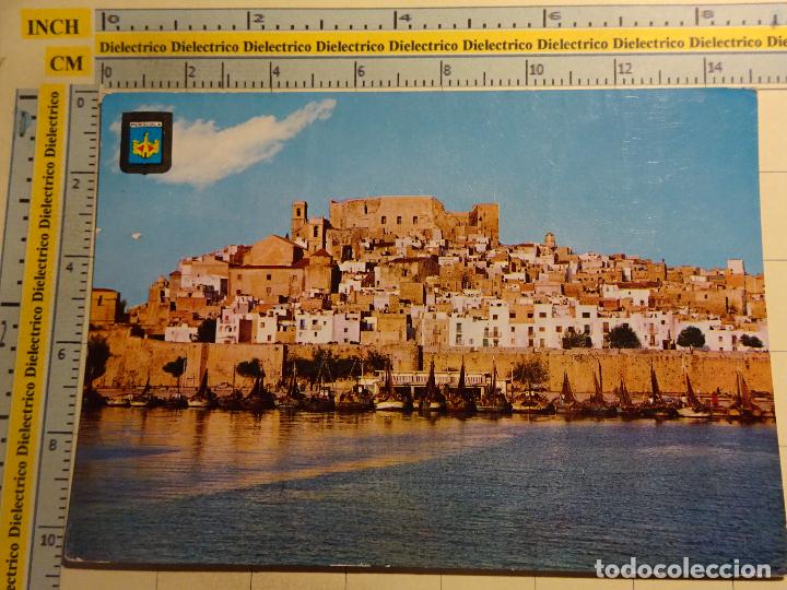 Postkarten: POSTAL DE CASTELL&Oacute;N. A&Ntilde;O 1965. PE&Ntilde;&Iacute;SCOLA, VISTA DESDE EL PUERTO. 459
