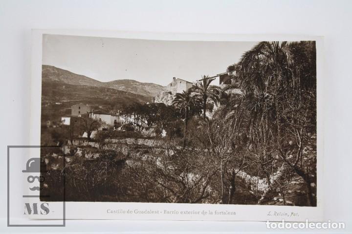 Cartes Postales: Postal Fotogr&aacute;fica - 8. castillo de Guadalest. Barrio Exterior de la Fortaleza - Sin Circular