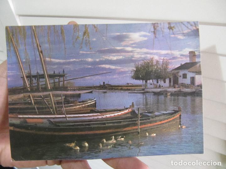 Postales: 6 VALENCIA ATARDECER EN LA ALBUFERA EDICIONES HEFE