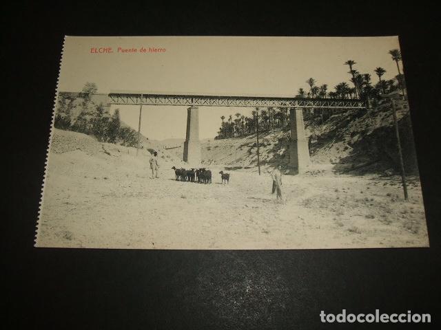 Postales: ELCHE ALICANTE PUENTE DE HIERRO - Foto 1