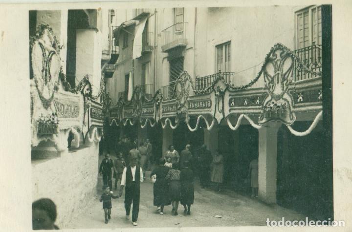 Postais: CASTELLON MORELLA FIESTAS DEL SEXENNI. CIRCULADA EN 1934. FOTOGR&Aacute;FICA.