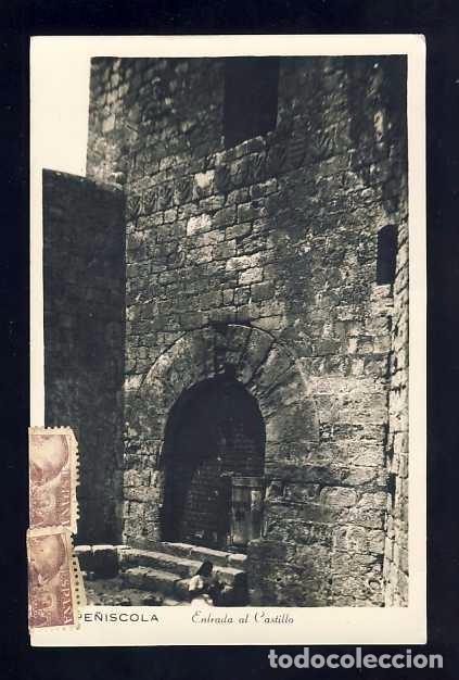 Cartes Postales: Postal de PENISCOLA (Penyiscola): Entrada al castell