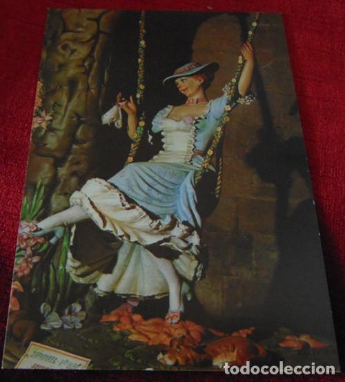 Postales: POSTAL NINOT INDULTAT 1982 - LA DAMA DEL COLUMPIO: LA FRAGIL DEMOCRACIA DE ENTONCES - MUSEO FALLERO